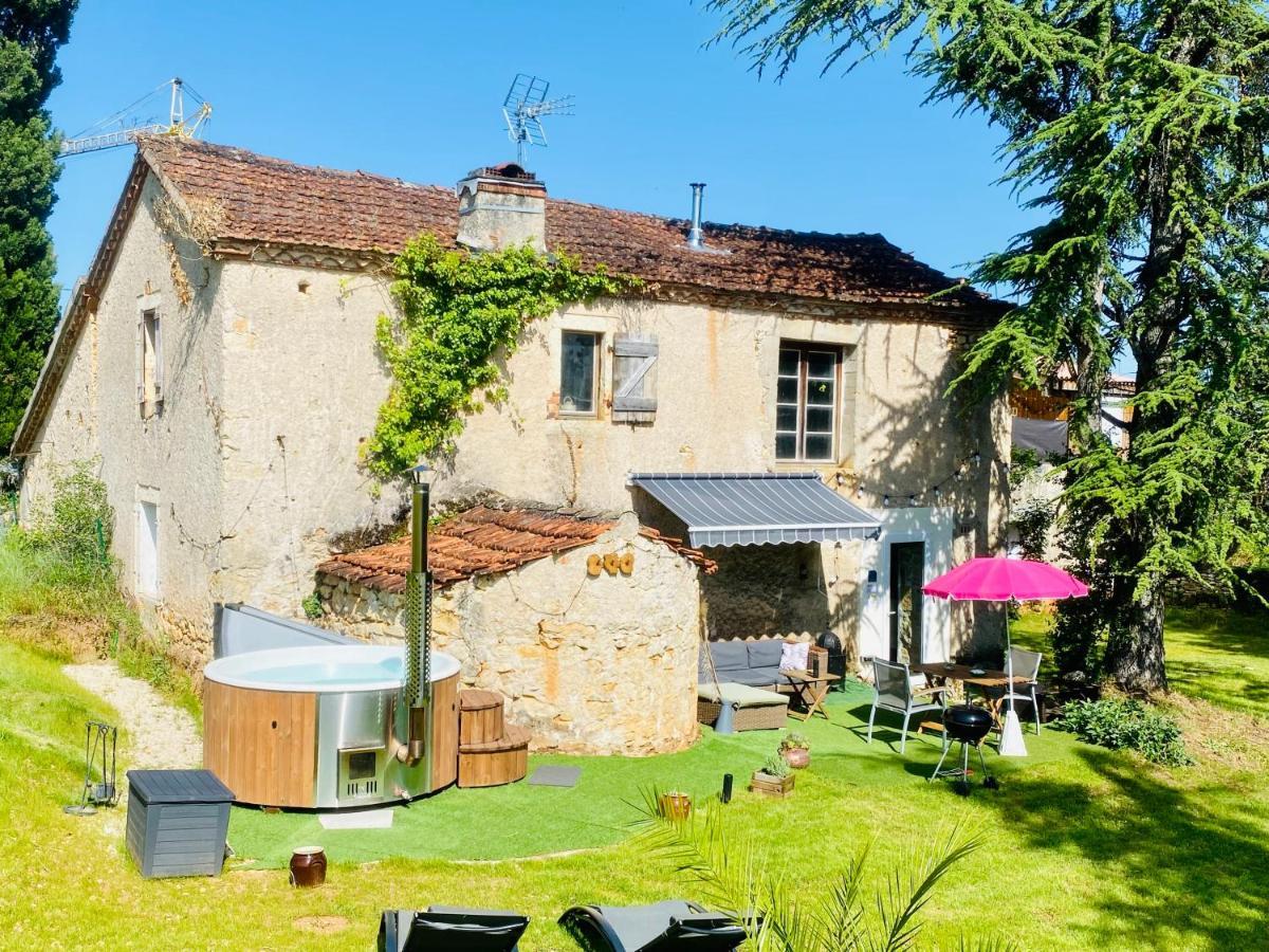 Gite De Charme Bain Nordique & Vieilles Pierre Classe 3 Etoiles Le Prestadou Arcambal Екстериор снимка